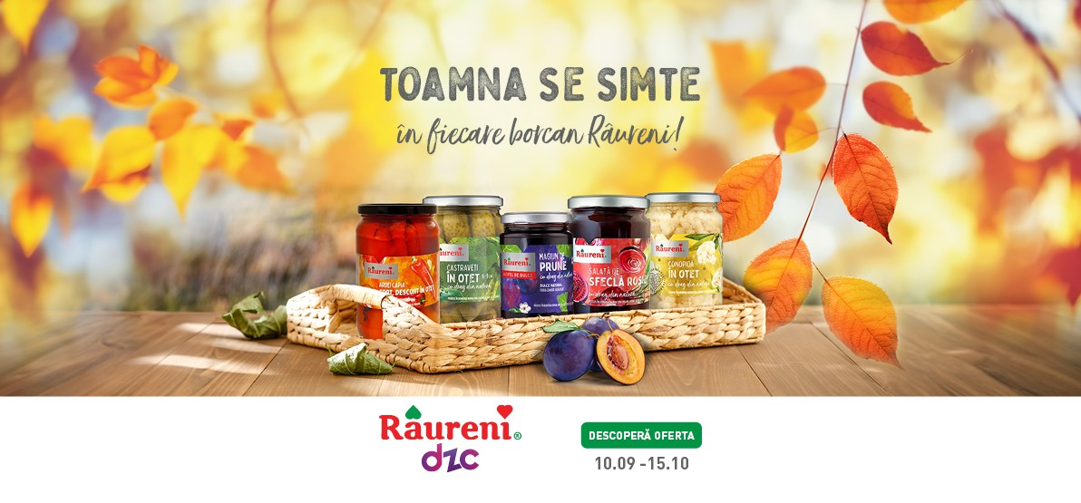 Toamna se simte in fiecare borcan Raureni!